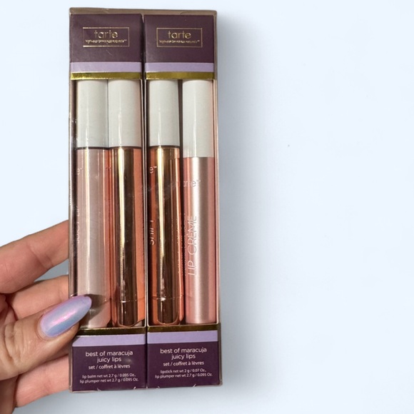 Tarte Maracuja Lip best of maracuja juicy lips 4 piece set lipstick lip plumper